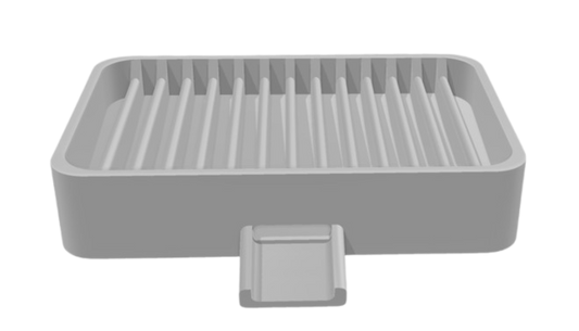 Self-Draining Soap Dish