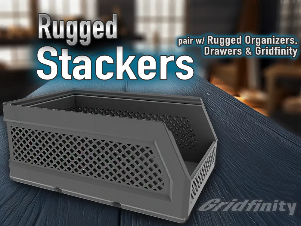 Gridfinity Stackable Storage Bins